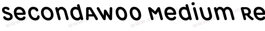Secondaw00 Medium Re字体转换